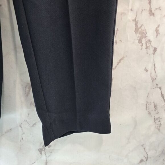 Reiss Pants Womens 8 Blue Pull On Drawstring Office Navy Elastic Commuter - Picture 4 of 12